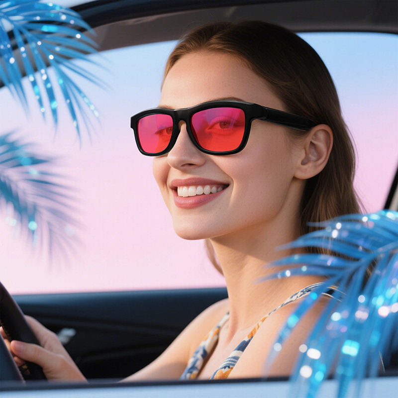 GV90 Smart glasses touch changing lenses color